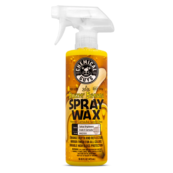 Chemical Guys Blazin Banana Carnauba Spray Wax (16oz)