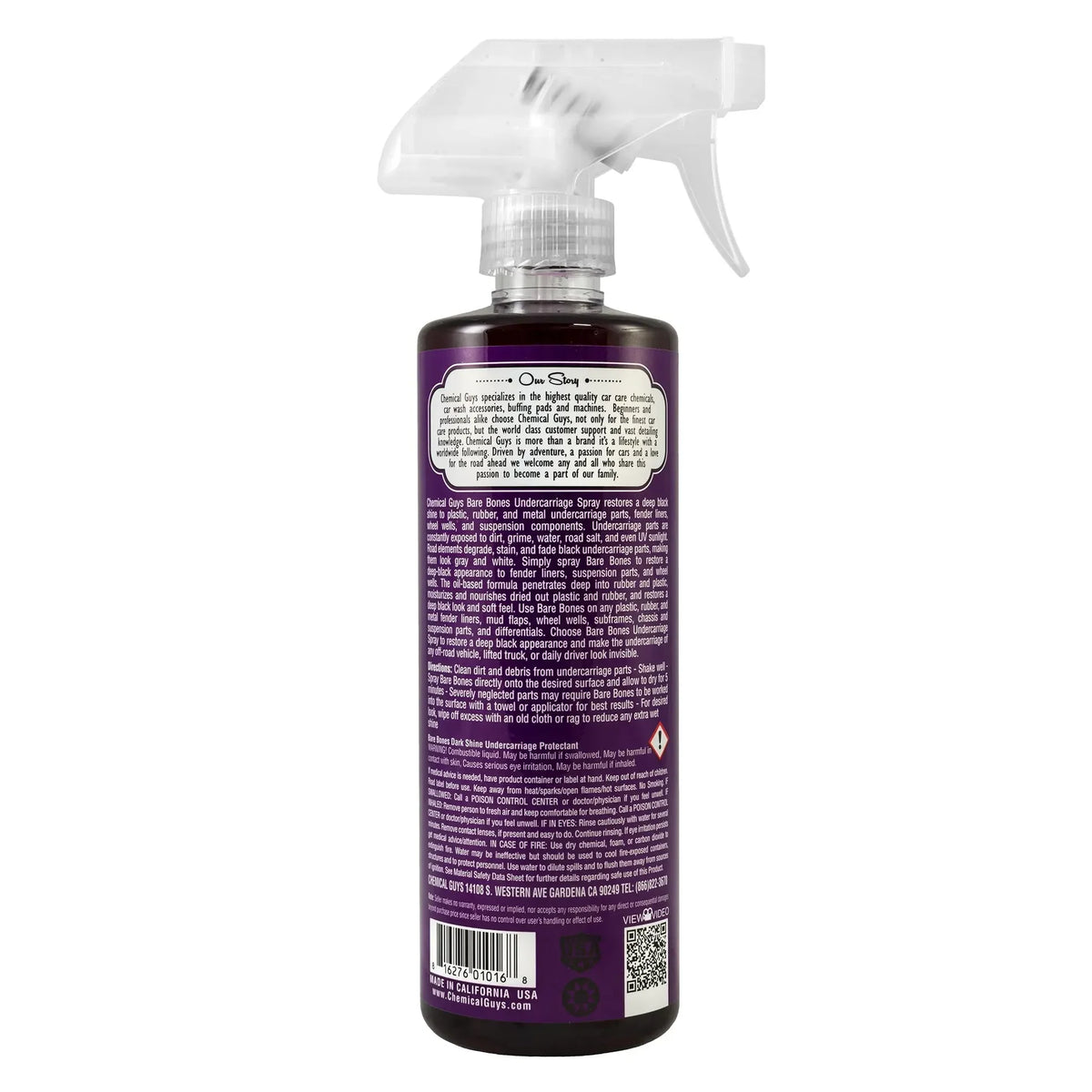 Chemical Guys Barebones Undercarriage Spray (16oz